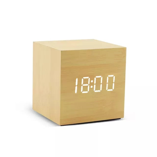 Inthesa™ Wooden Alarm Clock