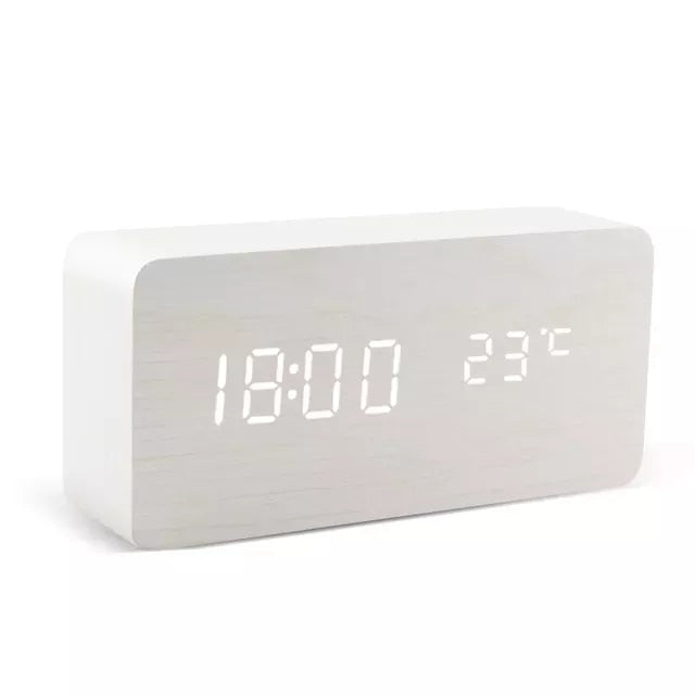 Inthesa™ Wooden Alarm Clock