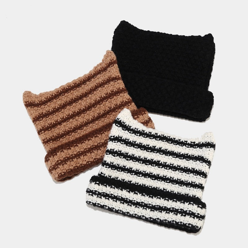 Inthesa™ Striped Knitted Beanie