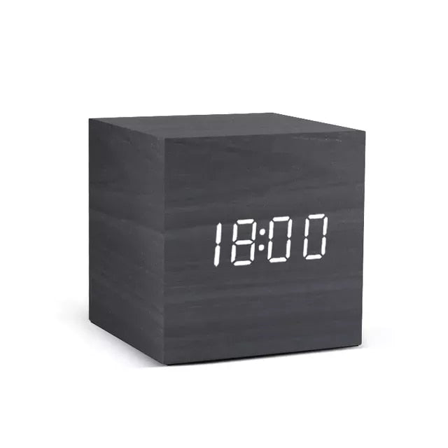 Inthesa™ Wooden Alarm Clock