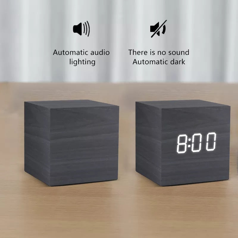 Inthesa™ Wooden Alarm Clock