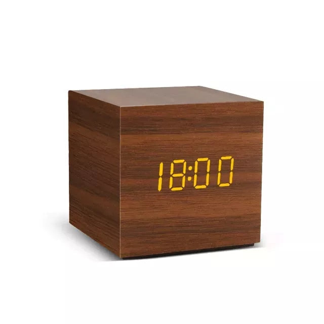 Inthesa™ Wooden Alarm Clock